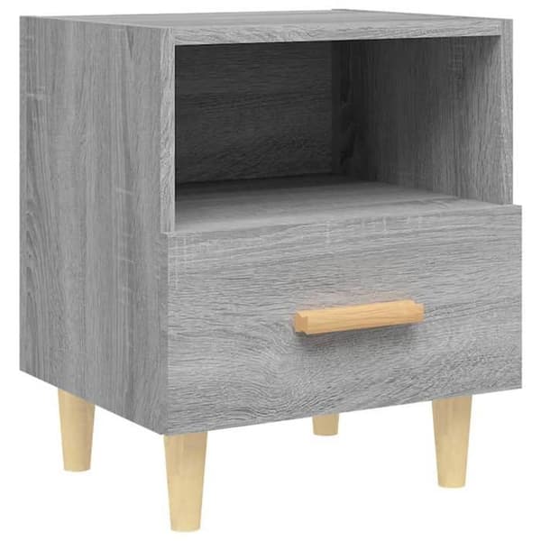 Maison Exclusive - Sängbord 2 st Sonoma grå 40x35x47 cm