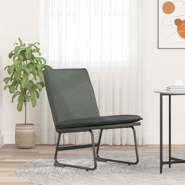 Maison Exclusive - Dækkesofa Mørkegrå 52x75x76 cm Stof