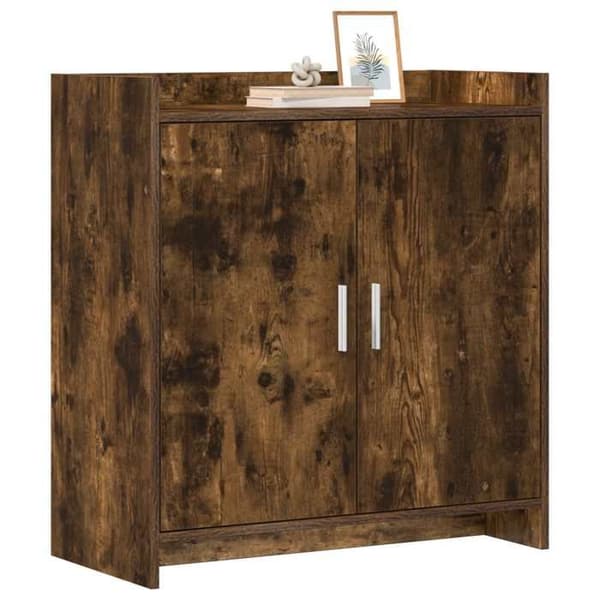 Maison Exclusive - Buffé Ek rökig 72 x 36 x 80 cm Ingenjörsträ