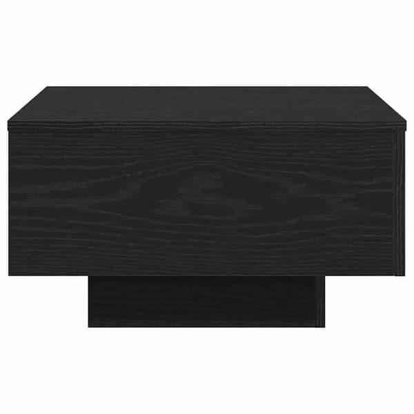 Maison Exclusive - Sort egetræ sofabord 55 x 55 x 31 cm svart ek