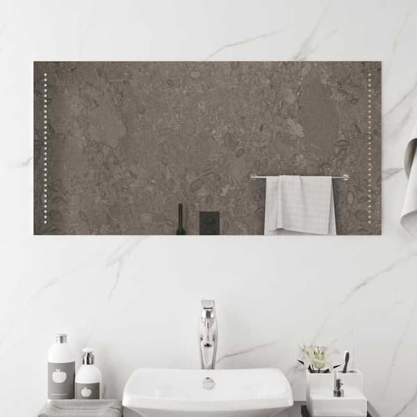 Maison Exclusive - LED badevægspejl 100x50 cm