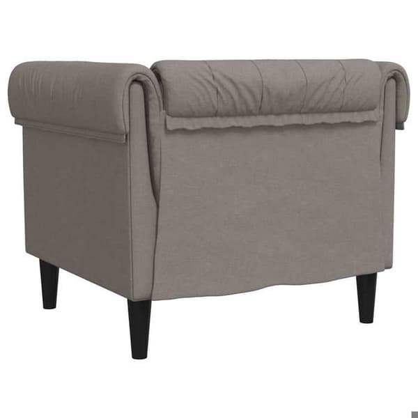 Maison Exclusive - Chesterfield lænestol taupe stof