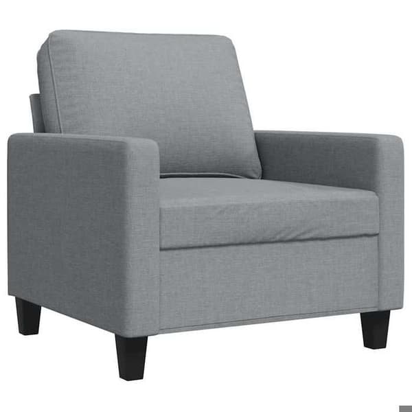 Maison Exclusive - Lys grå stol 60 cm Stof
