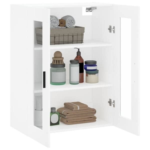 Maison Exclusive - Väggskåp vit 69,5x34x90 cm