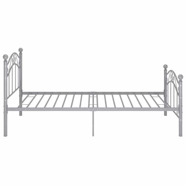 Maison Exclusive - Sengestativ uden madras grå metal 100x200 cm Grå