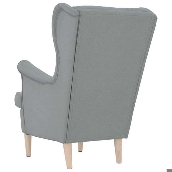 Maison Exclusive - Lysegrå lænestol 74x84x100 cm stof