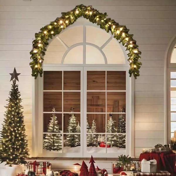 Maison Exclusive - Juleguirlande med LED-lys 5 m Vit varm