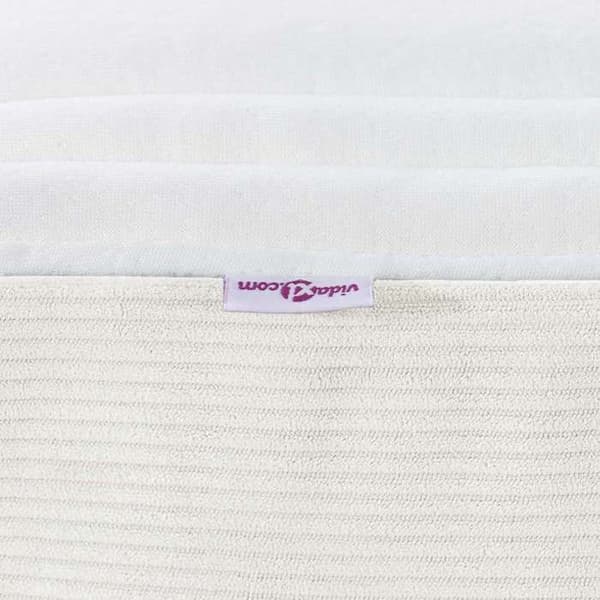 Maison Exclusive - Sengemadras med creme madras 160 x 200 cm stof