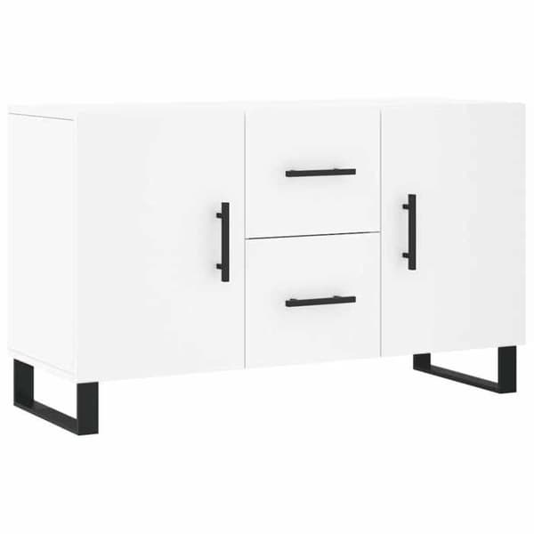 Maison Exclusive - Hvidt buffet 100x36x60 cm ingeniørtræ