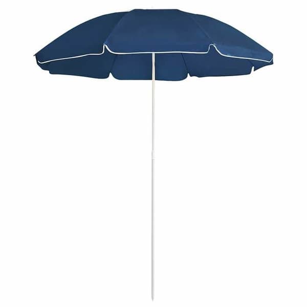 Maison Exclusive - Sininen terassivarjo teräspylväällä 180 cm Blå
