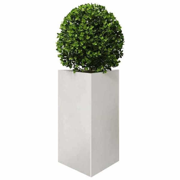 Maison Exclusive - 2 st triangulära krukor 50x43x75 cm i rostfritt stål