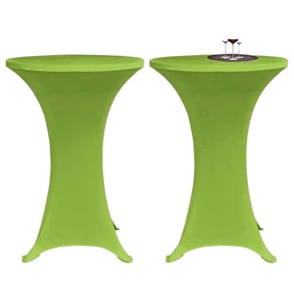 Maison Exclusive - Utsträckbar bordskåpa 2 st 80 cm Grön