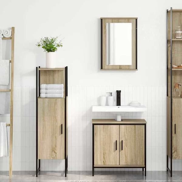 Maison Exclusive - 3-delars badrumsinredning i brunt