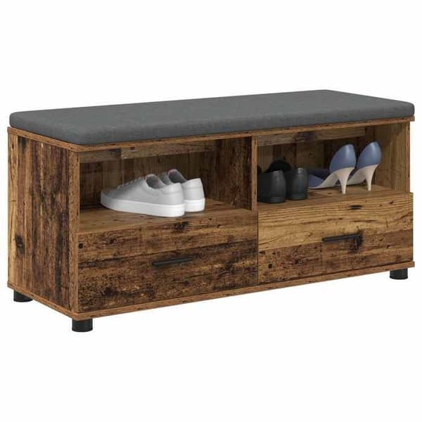 Maison Exclusive - Vanha puinen eteispankki 100 x 38 x 46 cm