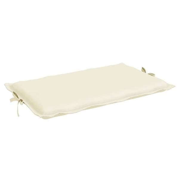 Maison Exclusive - Långfällstolskudde crème 186x58x4 cm oxfordtyg Grädde