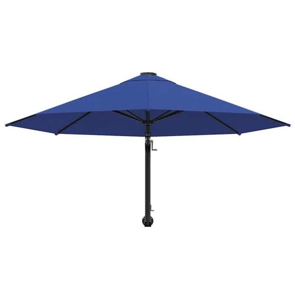 Maison Exclusive - Väggparasol med metallstolpe 300 cm Blå