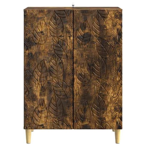 Maison Exclusive - Buffet Røget Eg 66 x 34,5 x 90 cm Ingeniørtræ