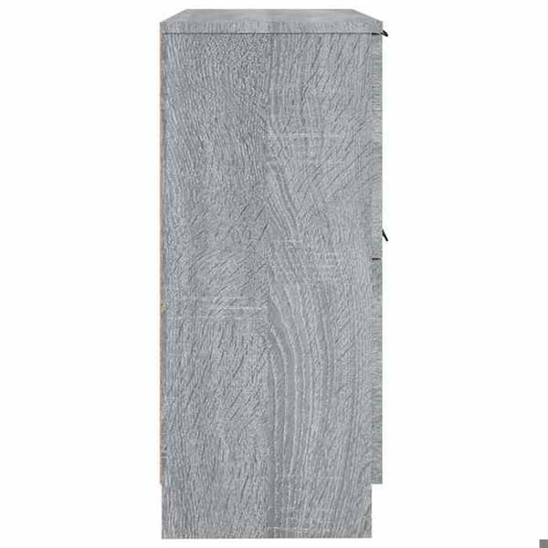 Maison Exclusive - Buffeter 2 stk Sonoma grå 30x30x70 cm Ingeniørtræ Sonoma grå