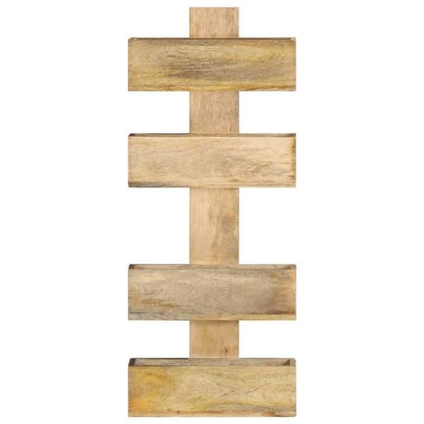Maison Exclusive - Vægmonteret magasinholder 30x11x72 cm Solid mangotræ