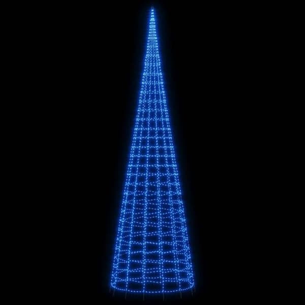 Julgran - EXKLUSIVT HUS - LED 3000 - 8 ljuseffekter - Blå - Höjd 800 cm Blå