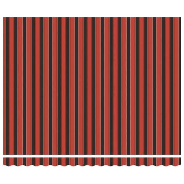 Maison Exclusive - Fällbart tak i orange och brunt 350 x 250 cm