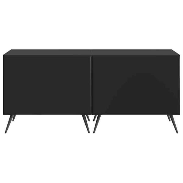 Maison Exclusive - TV Møbel Sort Ingeniørtræ
