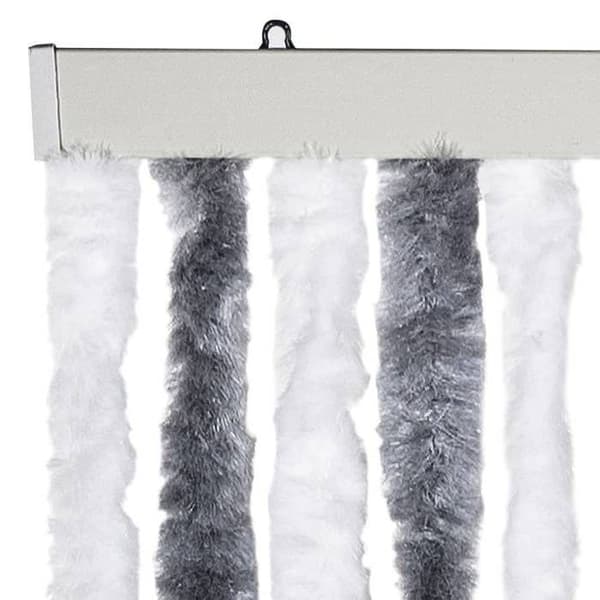 Maison Exclusive - Myggnät Grå och vit 90x220 cm Chenille