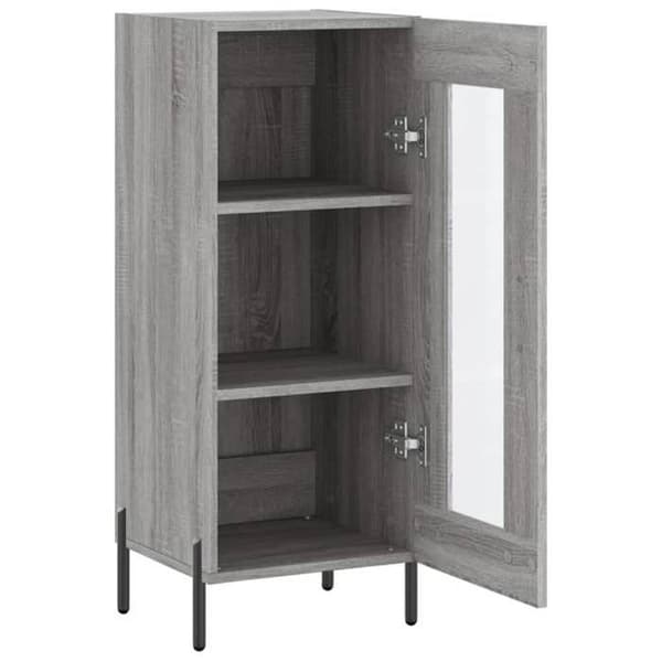 Maison Exclusive - Buffet Sonoma grå 34,5x34x90 cm Ingeniørtræ