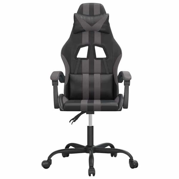 Maison Exclusive - Spelstol Svart och grå Konstläder