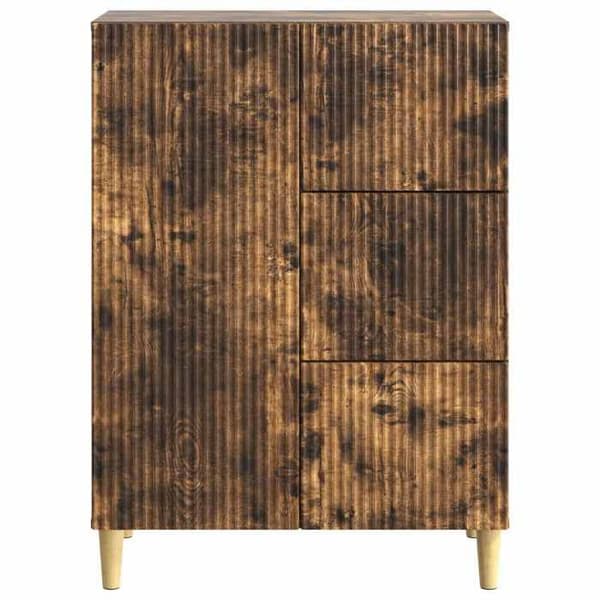 Maison Exclusive - Buffet Røget Eg 66 x 34,5 x 90 cm Ingeniørtræ