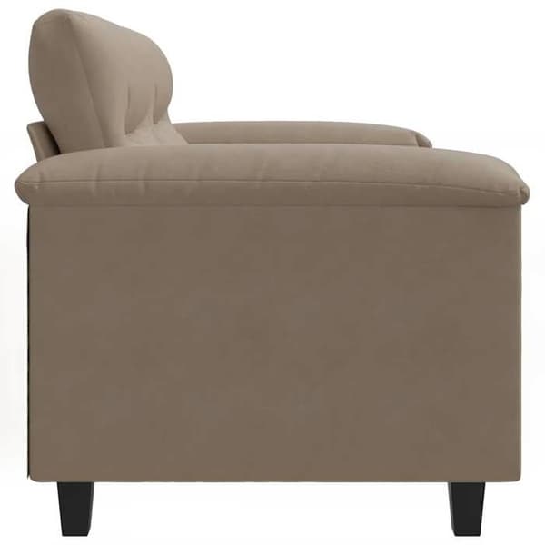 Maison Exclusive - Soffa 2-sits Taupe 120 cm Mikrofiber