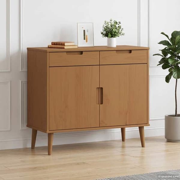 Maison Exclusive - Buffet MOLDE Karamelli 90 x 40 x 80 cm