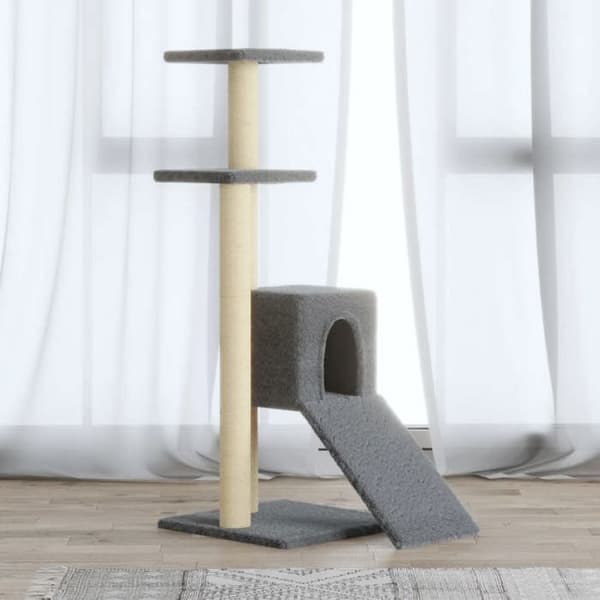 Maison Exclusive - Kattekradsetræ med sisal kløer Lys grå 92 cm ljusgrått