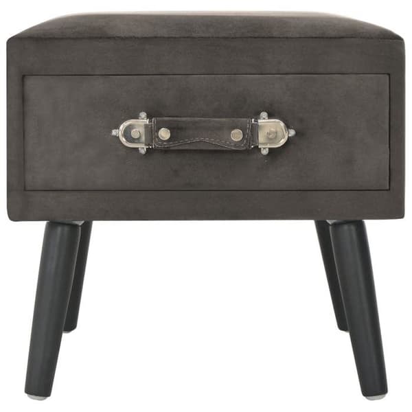 Maison Exclusive - Yöpöydät 2 kpl Harmaa 40x35x40 cm Sametti