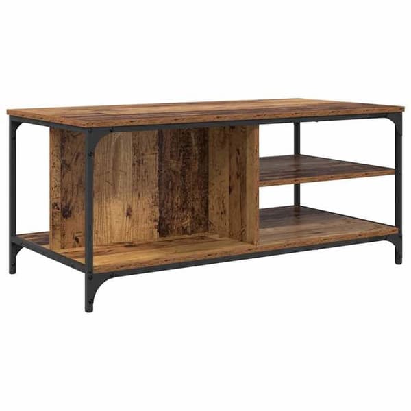 Maison Exclusive - Alustatabletti Vanha Puu 100 x 50 x 45 cm Insinööripuu
