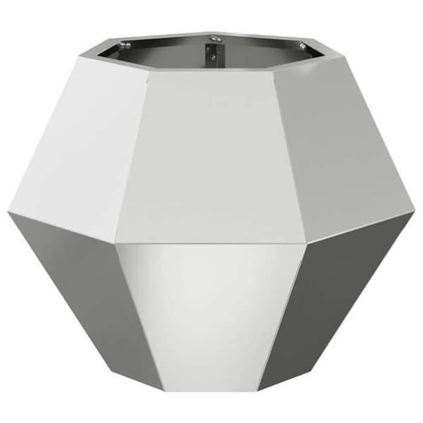 Maison Exclusive - Jardinière 2 st Silver 50 x 50 x 40 cm Galvaniserat stål