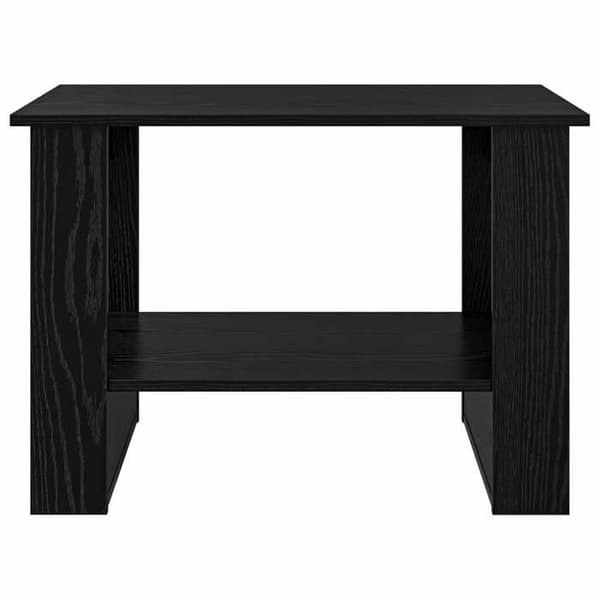 Bord - EKSKLUSIV HUS - 72 x 50 x 50 cm - Ingeniørtræ - Sort eg - Rektangulær svart ek