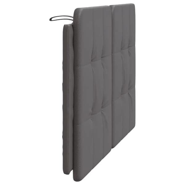 Maison Exclusive - Sänggavelkudde Zadar grå 160 cm i konstläder Grå