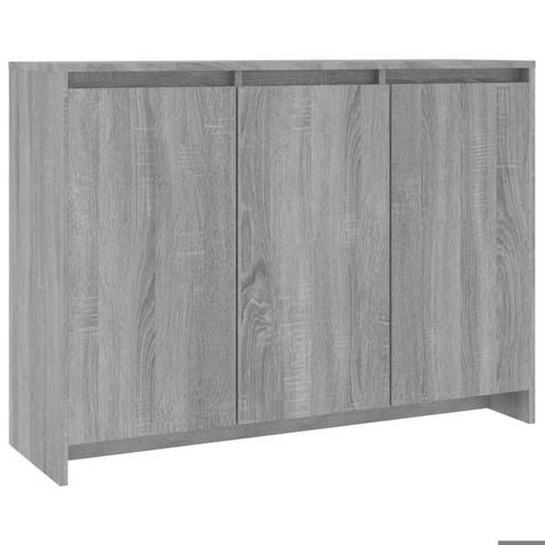 Maison Exclusive - Buffet Sonoma grå 102x33x75 cm Ingeniørtræ