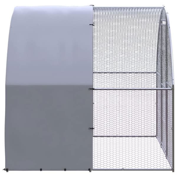 Maison Exclusive - Ulkokanala 3x2x2 m Galvanoitu teräs
