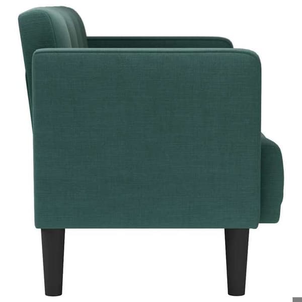 Maison Exclusive - Mörkgrön tvåsitssoffa 111 cm i tyg Mörkgrön