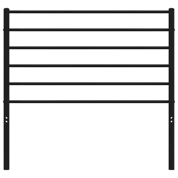 Maison Exclusive - Erstatnings hovedgærde i sort metal 90 cm
