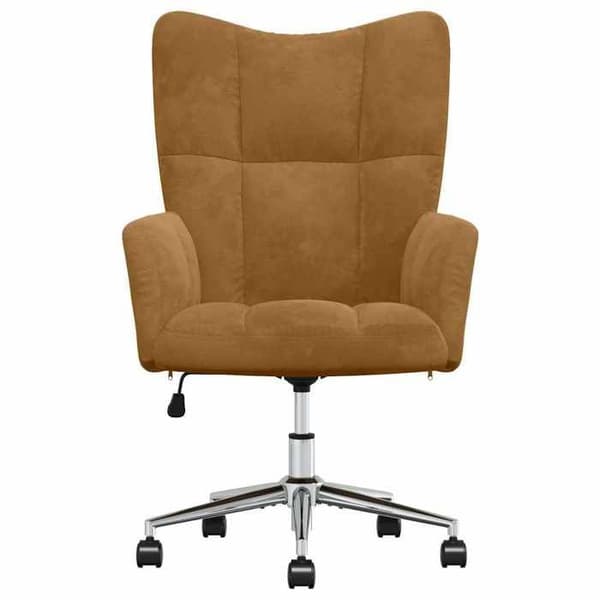 Maison Exclusive - Ruskea samettinen rentoutumistuoli Marron (sammet)