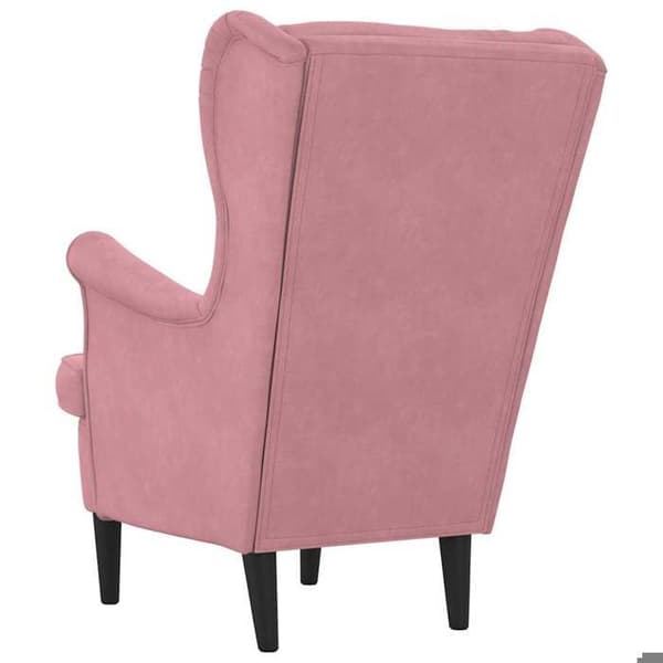 Maison Exclusive - Fåtölj i rosa sammet