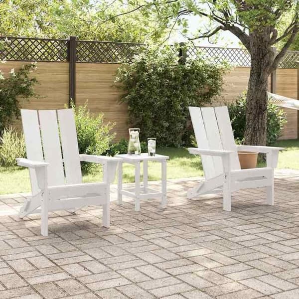 Maison Exclusive - Have stol 3 stk Hvid Polyethylen Vit