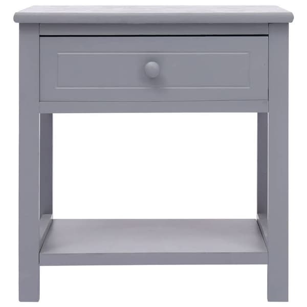 Natteskab - Eksklusiv Hus - Grå - 40 x 29 x 42 cm - 1 skuffe & 1 hylde grå