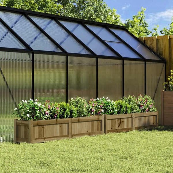 Maison Exclusive - 2 st planter i tryckimpregnerad furu