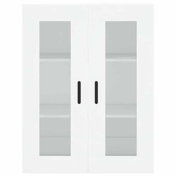 Maison Exclusive - Buffé hög Vit 69,5x34x180 cm Ingenjörsträ