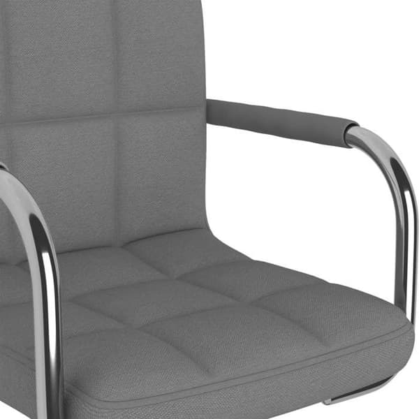 Maison Exclusive - Vaaleanharmaa ruokapöydän tuoli kankaasta Ljusgrått