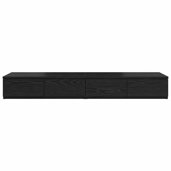 Maison Exclusive - Sengekasser i sort eg 120 x 36,5 x 16,5 cm